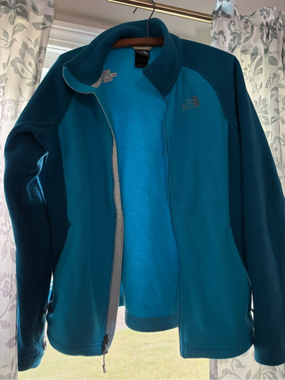 The North Face Women’s Teal Blue Full-Zip Fleece Jacket